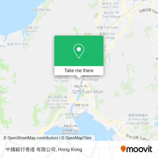 中國銀行香港 有限公司地圖