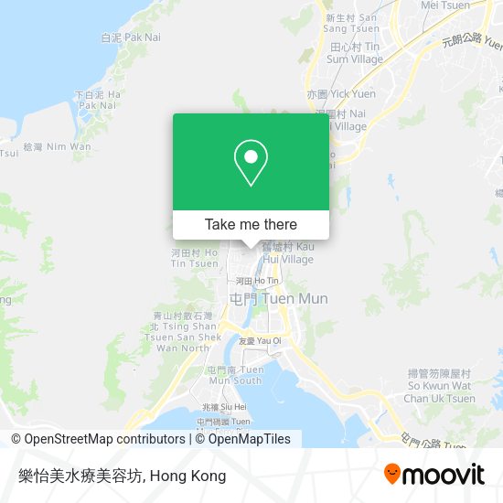 樂怡美水療美容坊 map