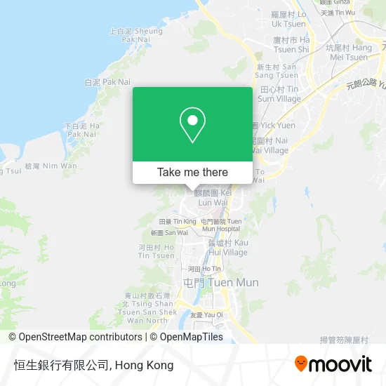恒生銀行有限公司地圖