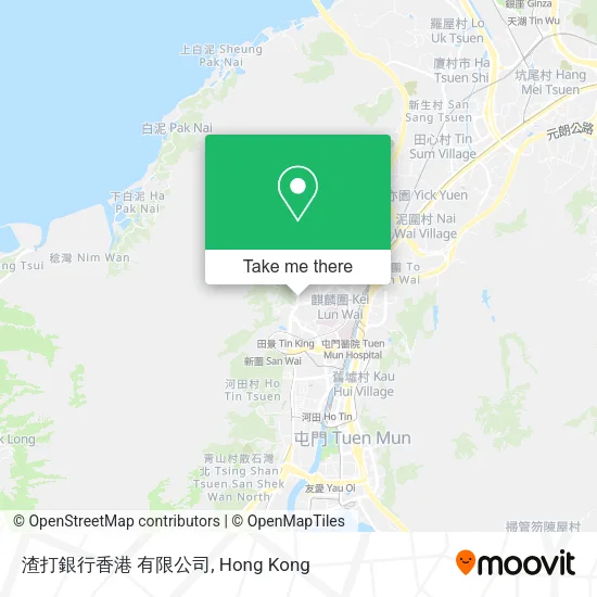渣打銀行香港 有限公司地圖