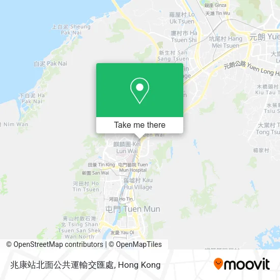 兆康站北面公共運輸交匯處 map