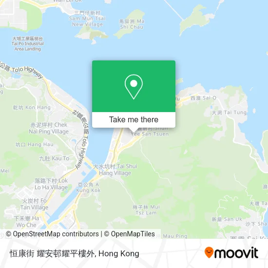 恒康街 耀安邨耀平樓外 map
