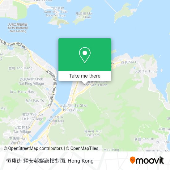 恒康街 耀安邨耀謙樓對面 map