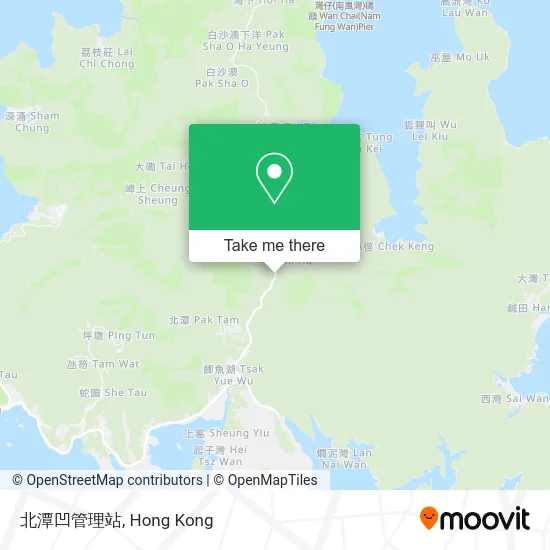 北潭凹管理站 map