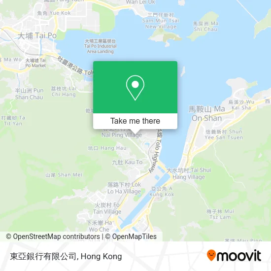 東亞銀行有限公司地圖