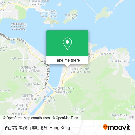 西沙路 馬鞍山運動場外 map