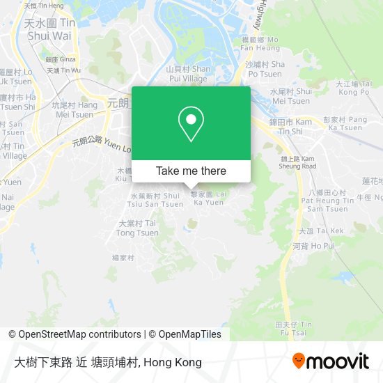 大樹下東路 近 塘頭埔村地圖