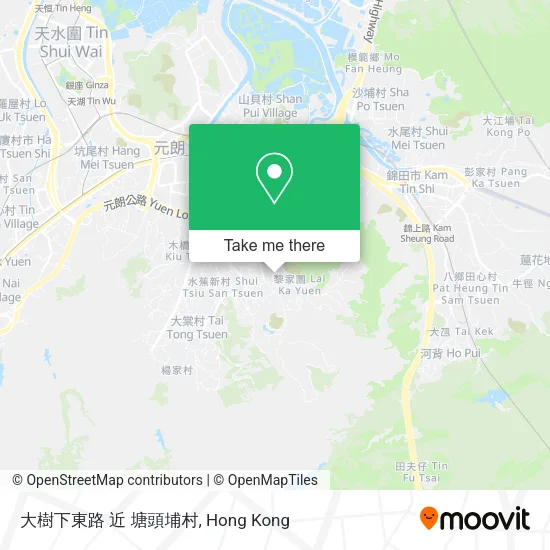 大樹下東路 近 塘頭埔村地圖