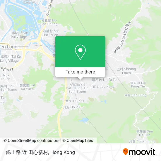 錦上路 近 田心新村 map
