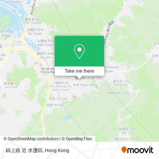 錦上路 近 水盞田 map