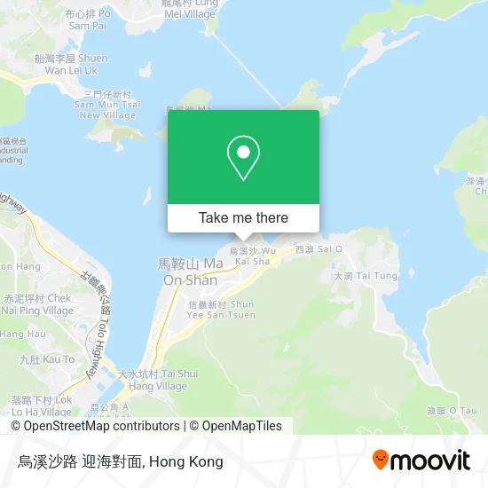 烏溪沙路 迎海對面地圖