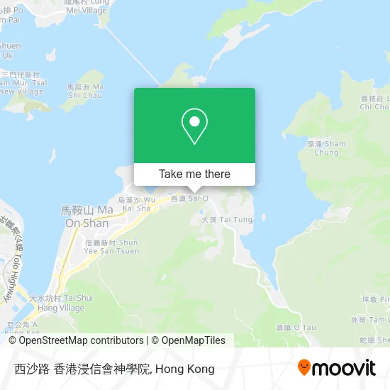西沙路 香港浸信會神學院 map