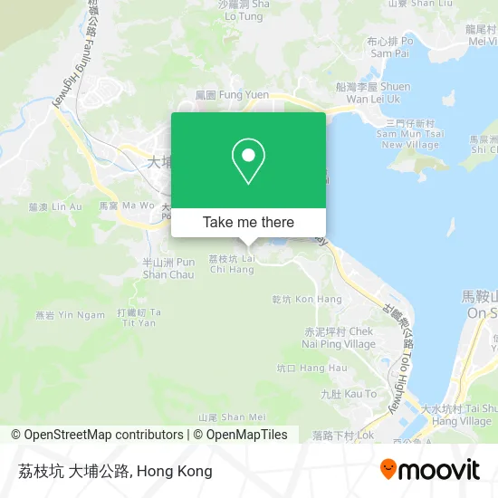 荔枝坑 大埔公路 map