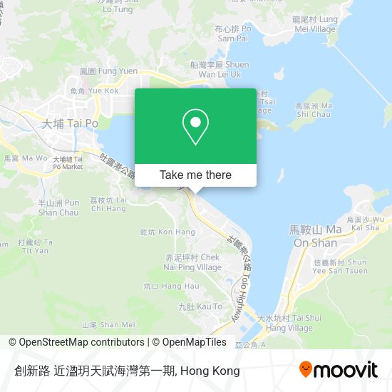 創新路 近溋玥天賦海灣第一期地圖