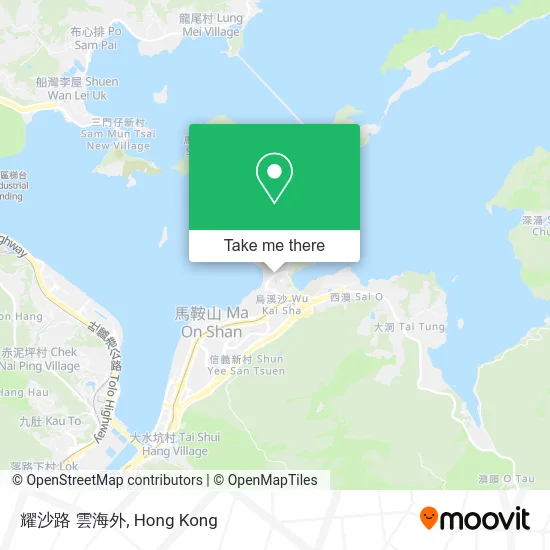 耀沙路 雲海外地圖