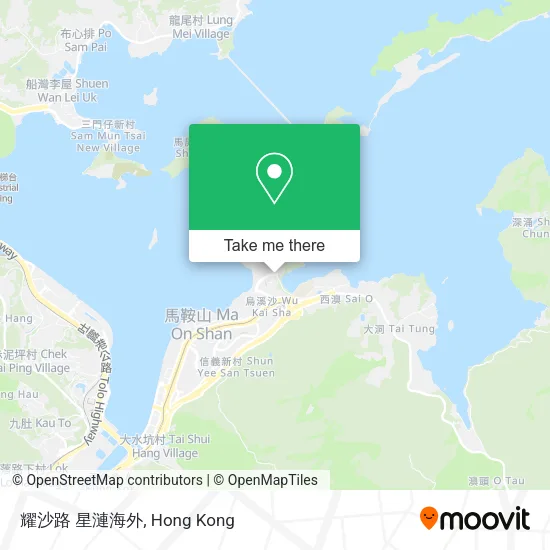 耀沙路 星漣海外地圖