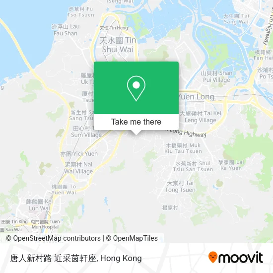 唐人新村路 近采茵軒座地圖