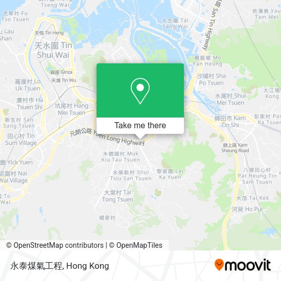 永泰煤氣工程地圖