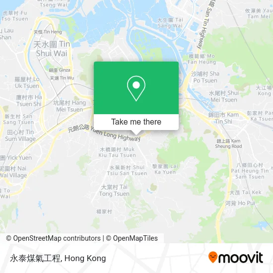 永泰煤氣工程地圖