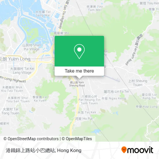 港鐵錦上路站小巴總站 map