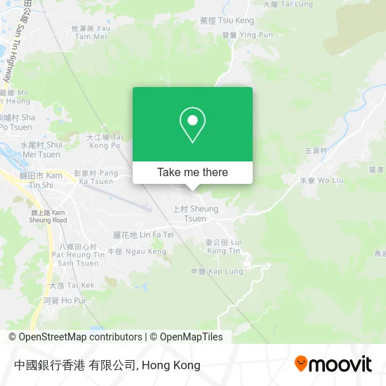 中國銀行香港 有限公司 map