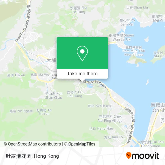 吐露港花園 map