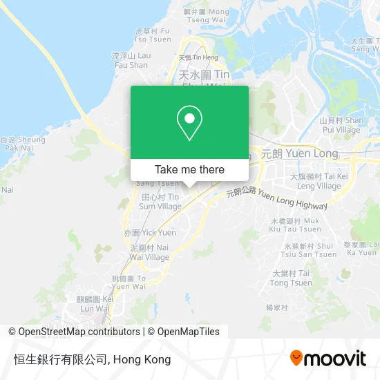 恒生銀行有限公司地圖