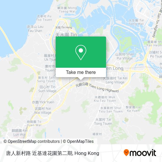 唐人新村路 近基達花園第二期地圖