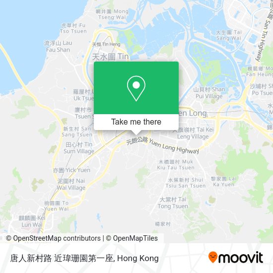 唐人新村路 近瑋珊園第一座地圖