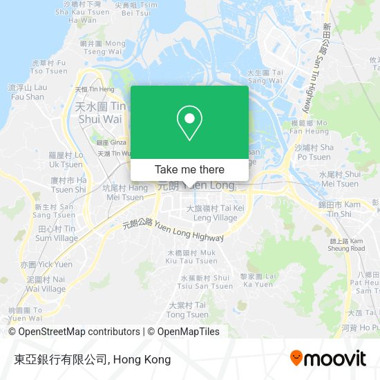 東亞銀行有限公司 map