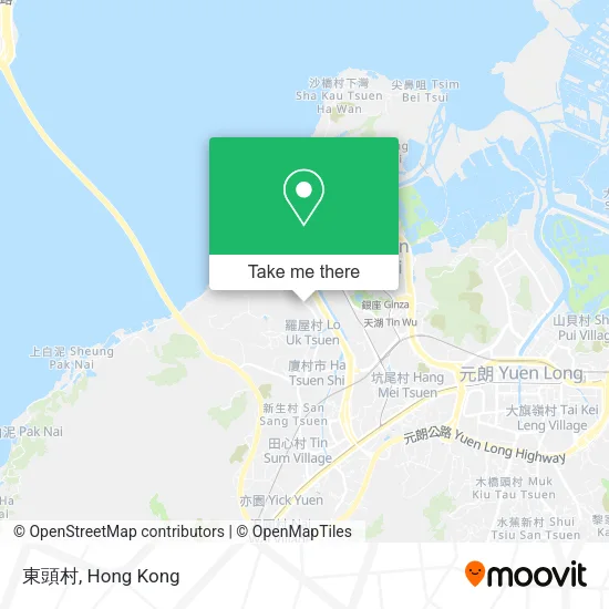 東頭村 map