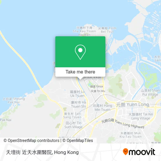 天壇街 近天水圍醫院 map