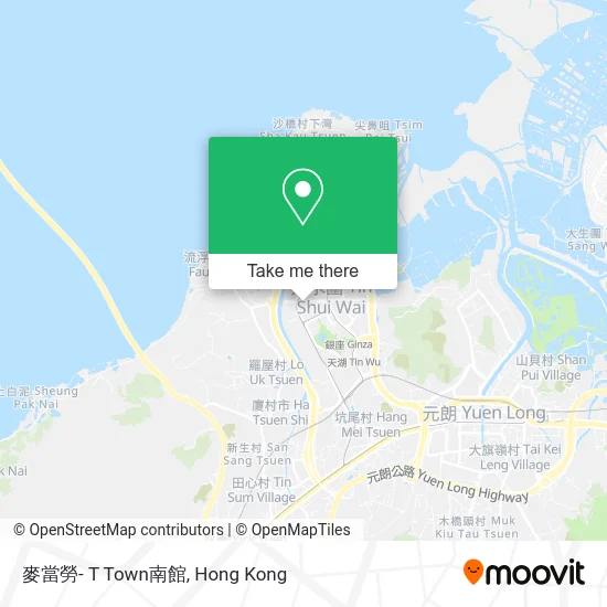 麥當勞- T Town南館 map