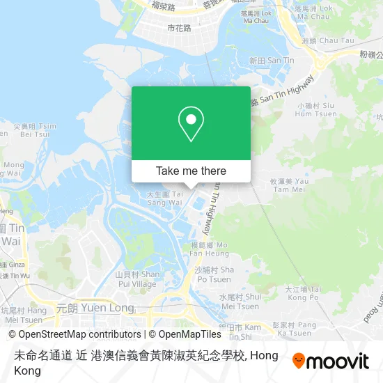 未命名通道 近 港澳信義會黃陳淑英紀念學校地圖