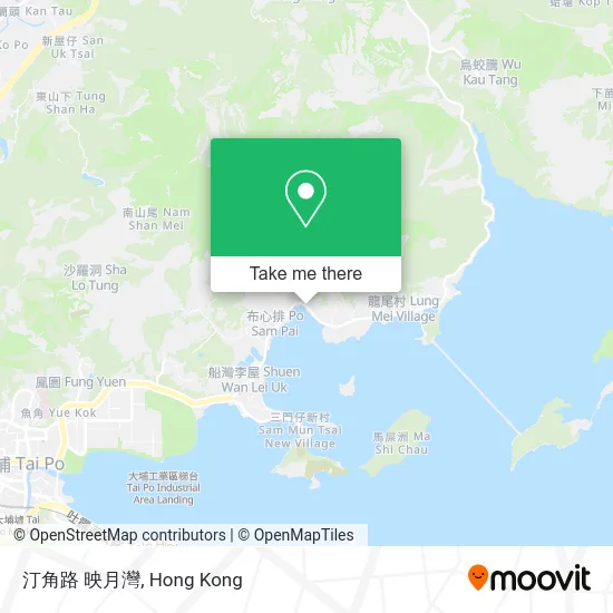 汀角路 映月灣 map