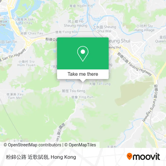 粉錦公路 近歌賦嶺地圖