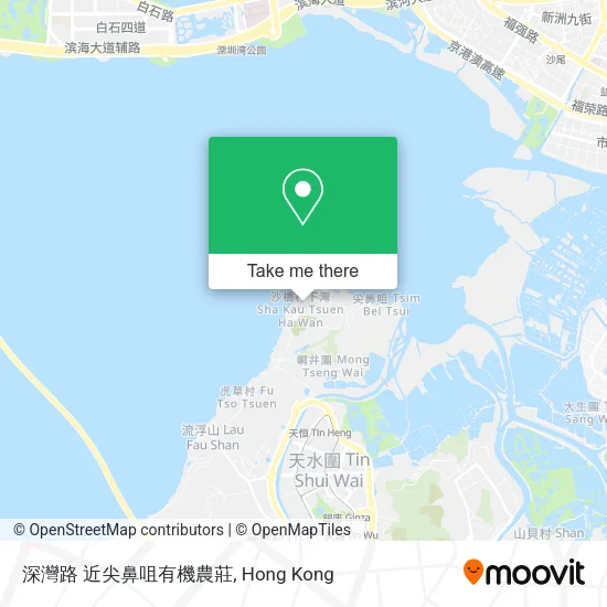 深灣路 近尖鼻咀有機農莊地圖