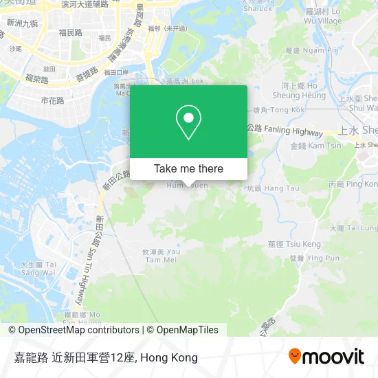 嘉龍路 近新田軍營12座地圖