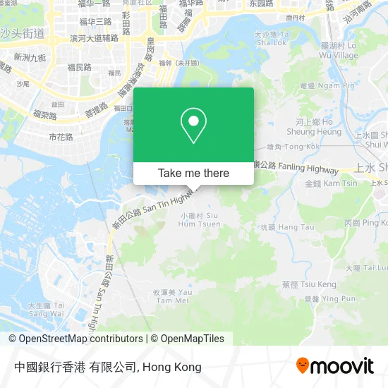 中國銀行香港 有限公司 map