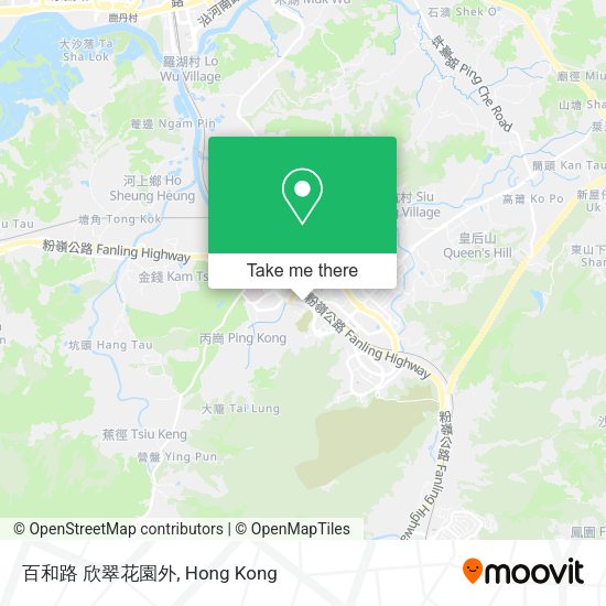 百和路 欣翠花園外地圖