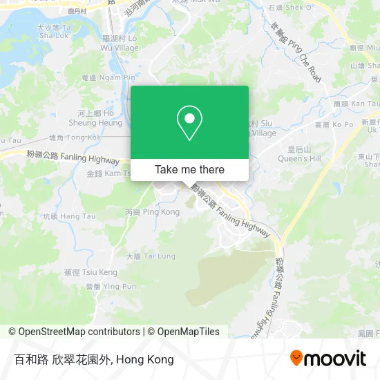 百和路 欣翠花園外地圖