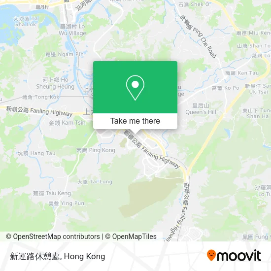 新運路休憩處地圖