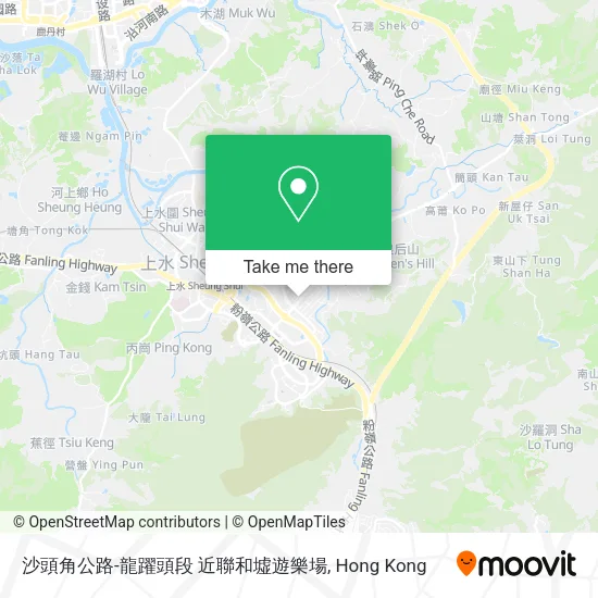 沙頭角公路-龍躍頭段 近聯和墟遊樂場 map