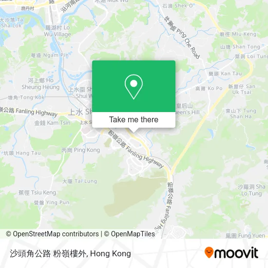 沙頭角公路 粉嶺樓外地圖