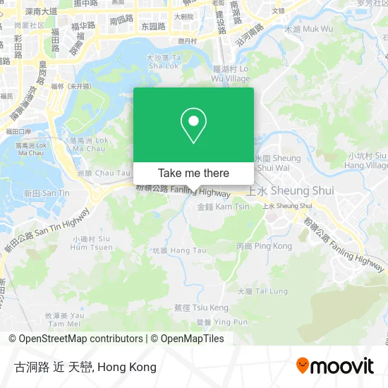 古洞路 近 天巒 map