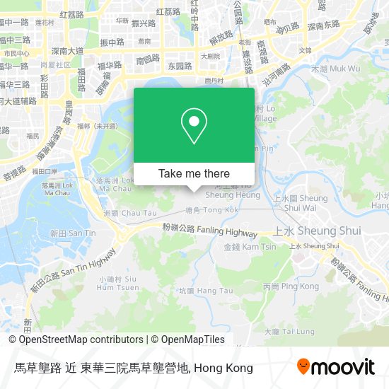 馬草壟路 近 東華三院馬草壟營地地圖