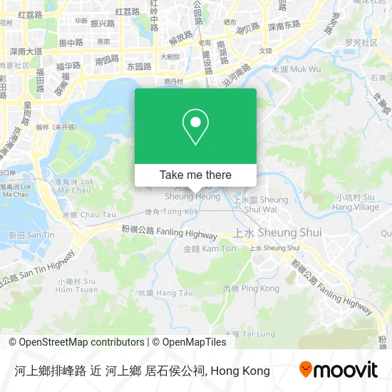 河上鄉排峰路 近 河上鄉 居石侯公祠 map