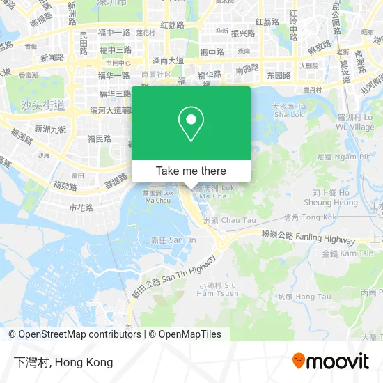 下灣村 map