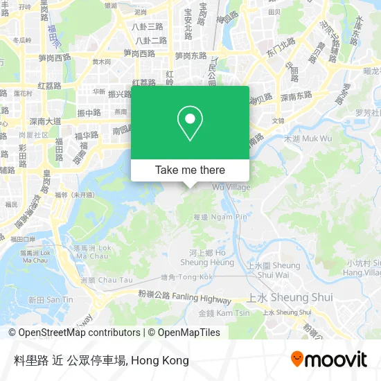 料壆路 近 公眾停車場地圖
