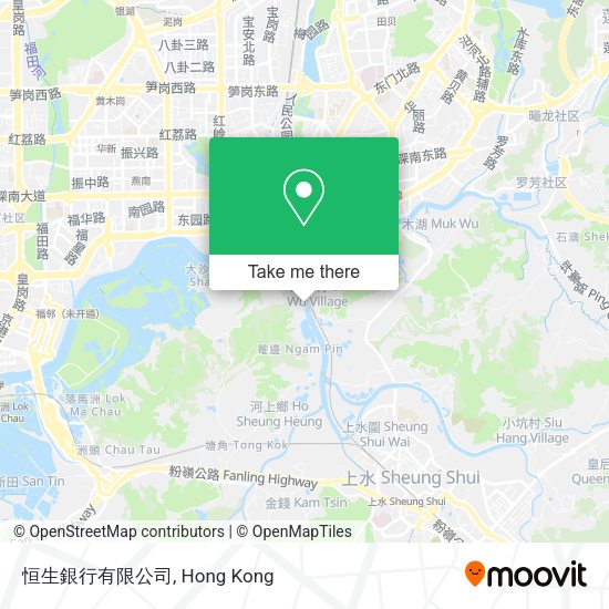 恒生銀行有限公司地圖